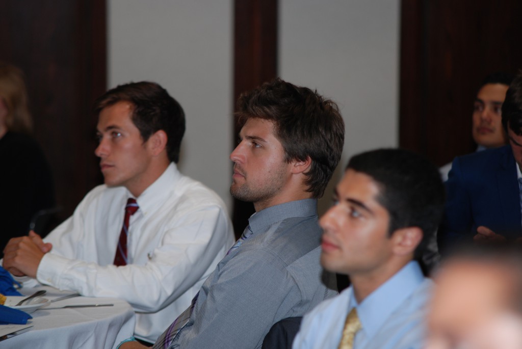 Focused: University of Illinois at Chicago dental students listen at a “Managing Debt and Wealth,” held Aug. 12 at ADA Headquarters. Fifty-six students attended one of the first sessions presented by the revamped ADA Success program.